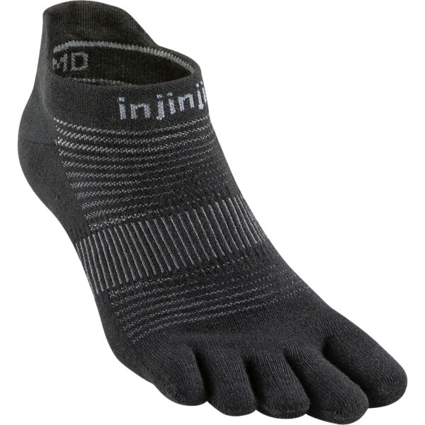 Injinji Run Lightweight NoShow Black - Image 2