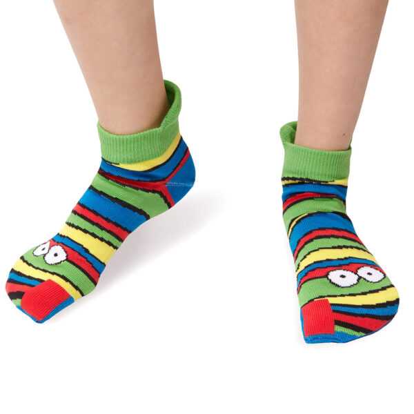 Plus 12 Socke Baumwolle  Leon's Ringelsocke Kids Sneaker