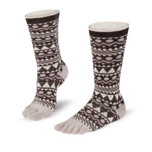 Knitido Biwa Cotton - Warme Zehensocken aus Baumwolle