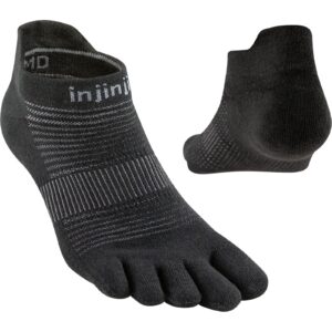 Injinji Run Lightweight NoShow Black