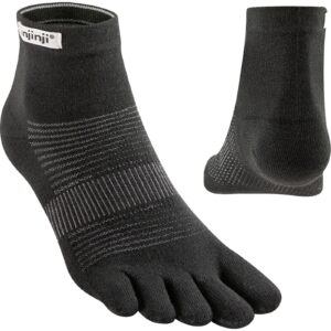 Injinji Run Lightweight Mini Crew Black
