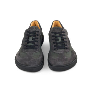 Koel Helio Suede Barfussschuh Herren Grey/Cognac